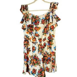 Toxik Floral Romper Size 3X